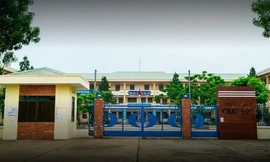 Trường THCS Châu Đức, tỉnh Bà Rịa-Vũng Tàu - nơi xảy ra sự việc.