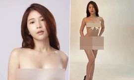 Nữ streamer bị chỉ trích vì dùng ruy băng che ngực để quảng cáo đồ chơi người lớn