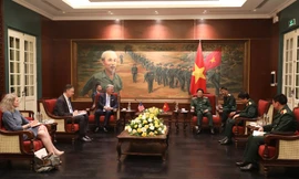 Đại tướng Ngô Xuân Lịch tiếp ông Robert O’Brien Cố vấn An ninh Quốc gia Hoa Kỳ.