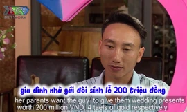 Bất ngờ với màn ứng xử của chàng trai khi nhà gái thách cưới 200 triệu đồng ở show hẹn hò
