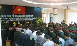 Nhân dân các dân tộc Đắk Lắk viếng Đại tướng Võ Nguyên Giáp