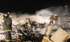 Clip: Máy bay Nga nổ như một quả bom