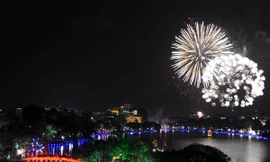 Lung linh pháo hoa chào năm mới 2012