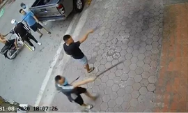 Nhóm đối tượng gây rối tại nhà dân ở Hải Dương.