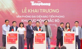 Báo Tiền Phong khai trương Văn phòng đại diện khu vực Đông Bắc Bộ 