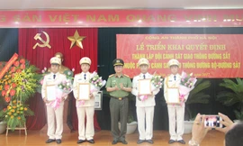 Công an Hà Nội thành lập Đội CSGT đường sắt.