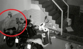 Trộm đột nhập vào nhà lúc nửa đêm. Ảnh minh họa