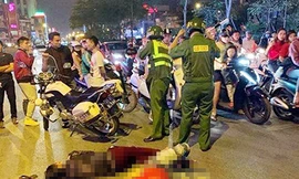 CĐV đi bão sau chiến thắng, hàng loạt tai nạn, ẩu đả trên phố Hà Nội