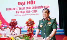 Thứ trưởng Bộ Quốc phòng Phạm Hoài Nam: Đẩy mạnh thi đua, xây dựng Quân chủng Hải quân 'tinh, gọn, mạnh' 