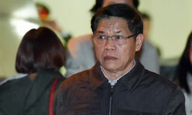 Bị cáo Nguyễn Ngọc Quý tại phiên tòa xét xử hồi đầu tháng 1. Ảnh: Zing.