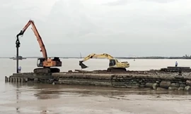 Cảng vụ Hải Phòng 'tuýt còi' bến thủy nội địa xây dựng trái phép