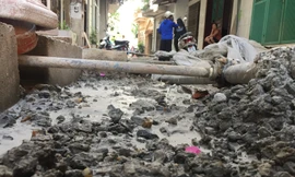 Cận cảnh dự án thoát nước TP Hòa Bình nhiều sai phạm