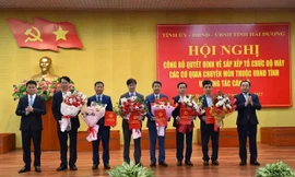 Hải Dương công bố 5 tân Giám đốc Sở sau sắp xếp