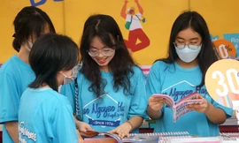 Giới trẻ hào hứng tham gia ngày hội sách tại Hải Phòng