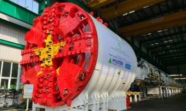 Robot đào hầm Metro Nhổn - ga Hà Nội cập cảng Hải Phòng