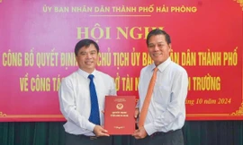 Hải Phòng có tân Giám đốc Sở Tài nguyên Môi trường