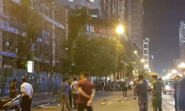 Nhân chứng kể lại giây phút thanh sắt lao xuống khiến 1 người chết