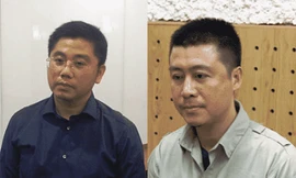 Nguyễn Văn Dương (trái ảnh) và Phan Sào Nam.