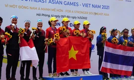 Đua thuyền nữ Việt Nam giành 2 HCV 