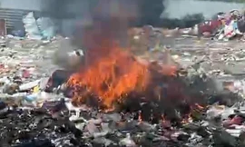 Bức xúc vì hàng loạt ‘hỏa diệm sơn rác’ phả khói độc ra môi trường