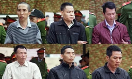 Các bị cáo trong vụ án bị tuyên án tử hình.