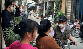 Tổ dân phố, nơi xảy ra vụ việc.