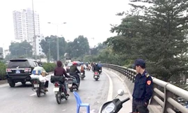 Hiện trường vụ tai nạn.