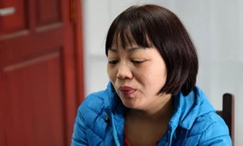 Bị can Đào Thị Thanh Bình.