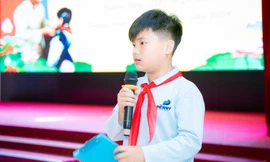 Kết nạp đội viên Đội TNTP Hồ Chí Minh đầu tiên tại trường tư thục ở Hải Phòng