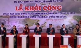 Hải Phòng khởi công dự án công viên đô thị 256 tỷ đồng