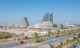 Trung tâm Hành chính - Chính trị TP Hải Phòng tại KĐT Bắc Sông Cấm, TP Thủy Nguyên. Ảnh: Quốc Nam