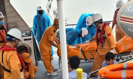 Tìm thấy xác tàu cá bị đâm chìm trên biển Hải Phòng