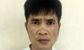 Đối tượng Vũ Văn Tập tại cơ quan công an.