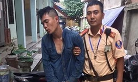 Ngô Quý Anh và tang vật.