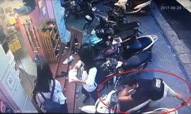 Hình ảnh nam thanh niên bẻ khóa, trộm SH.