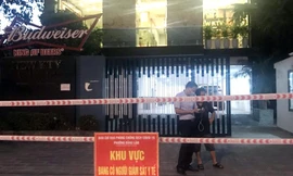 Lực lượng chức năng phong tỏa quán karaoke New KTV Hải Phòng.