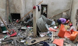 Rùng mình nhìn hiện trường vụ nổ pháo làm 5 người thương vong