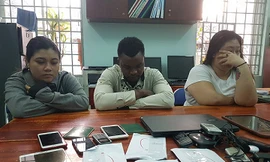 Các đối tượng bị bắt