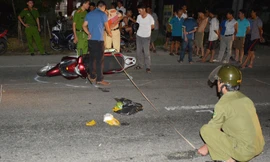 Cảnh sát tung quân truy tìm tài xế lái ô tô tông nhiều người bị thương