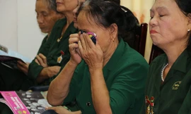 Xúc động giây phút cựu TNXP Hà Tĩnh gặp nhau ở Ngã ba Đồng Lộc