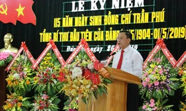 Long trọng kỷ niệm 115 năm ngày sinh cố Tổng Bí thư Trần Phú
