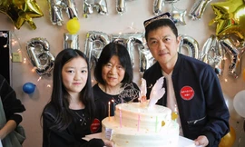 Tài tử ‘Anh hùng xạ điêu’ Lý Á Bằng đón sinh nhật đầm ấm bên con gái