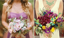 Hoa cưới vintage độc đáo cho cô dâu