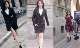 Lưu Diệc Phi lộ ảnh chưa chỉnh sửa khác xa trên tạp chí