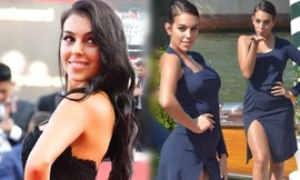 Bạn gái Ronaldo quyến rũ với đầm xẻ cao khoe chân thon