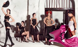 ‘Hơi thở’ Tây Ban Nha tràn ngập BST Dolce & Gabbana xuân hè 2015