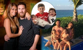 Bà xã siêu sao Messi tung ảnh 'độc' mừng sinh nhật chồng