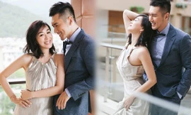 Mỹ nhân gốc Việt Chung Lệ Đề gợi cảm bên chồng trẻ kém 12 tuổi