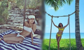 Dáng vóc ‘nảy lửa’ của nàng mẫu da nâu cực ‘hot’ xứ Hàn