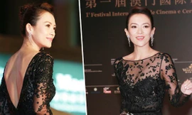 Chương Tử Di lưng trần kiêu sa 'đọ sắc' đàn chị Quan Chi Lâm